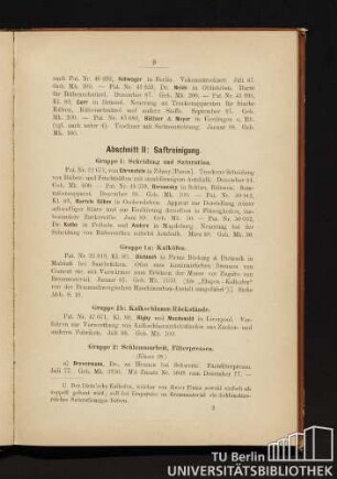 Gruppe 1b: Kalkschlamm-Rückstände