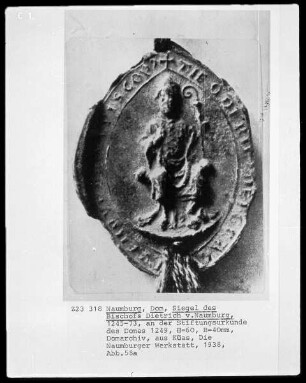 Siegel des Bischof Dietrich von Naumburg