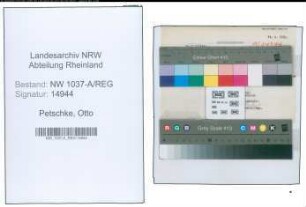 Entnazifizierung Otto Petschke , geb. 23.04.1898 (Arbeiter)