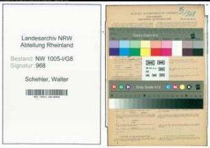 Entnazifizierung Walter Schehler , geb. 17.04.1907 (Arbeiter)