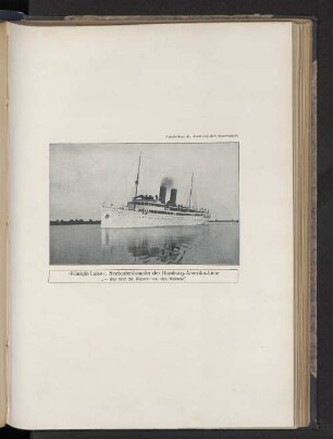 »Königin Luise«, Seebäderdampfer der Hamburg-Amerika-Linie