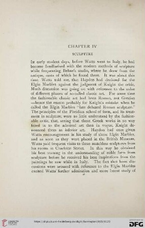 Chapter IV: Sculpture