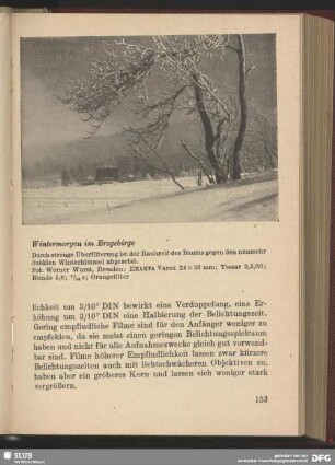 Wintermorgen im Erzgebirge