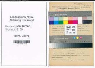 Entnazifizierung Georg Behr , geb. 10.01.1909 (Bahnbeamter)