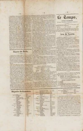 Acte de Société.