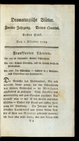 Erstes Stük