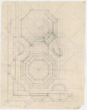 Thiersch, Friedrich von; München; Justizpalast - Deckenabwicklung