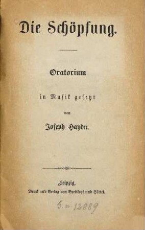 Die Schöpfung