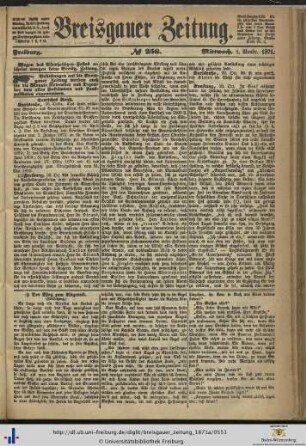 Nr. 256-280 (November 1871)