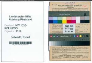 Entnazifizierung Rudolf Keilwerth , geb. 27.01.1902 (Betriebsfuehrer)