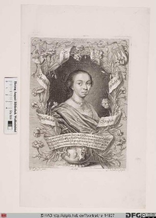 Bildnis Christina Magdalena Negelein, geb. Matth