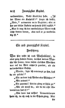 Ein und zwanzigstes Kapitel. Fortsetzung