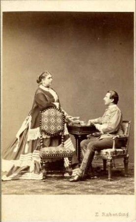 Bildnis von Franz (1837-1900) Herzog von Teck und Mary Adelaide (1833-1897) Herzogin von Teck