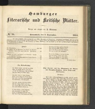 No. 70. 1. September 1855