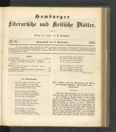 No. 70. 1. September 1855