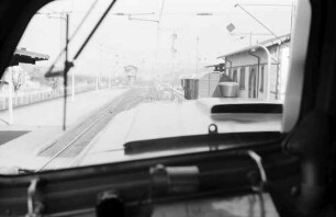 Freiburg; Elzach: Ausblick aus dem Führerstand während der Fahrt Freiburg - Elzach und zurück