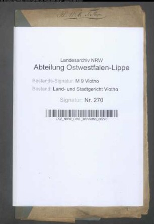Erblasser: Henrichsmeyer, Hanne Friederike: