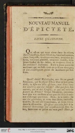Livre quatrième