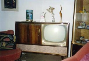 Fernseher in einem Wohnzimmer