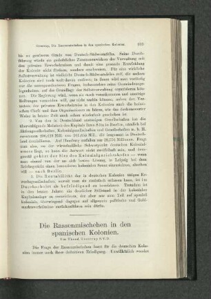 Die Rassenmischehen in den spanischen Kolonien.