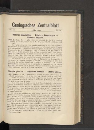 15. Mai 1909. No. 10.
