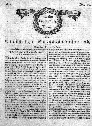 No. 49., vom 18ten Juni