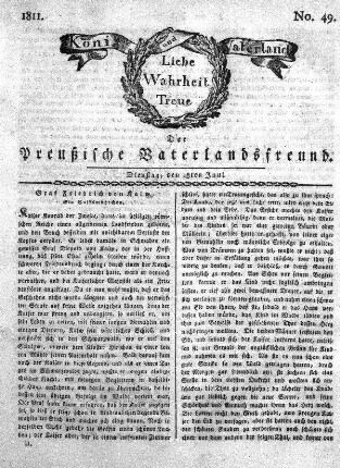 No. 49., vom 18ten Juni