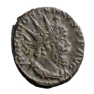 Münze, Antoninian, 268 n. Chr.