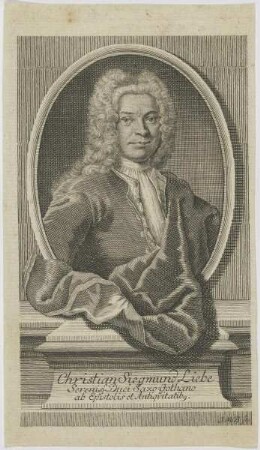 Bildnis des Christian Siegmund Liebe