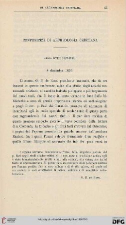 5.Ser.4.1894: Conferenze di archeologia cristiana : (anno XVIII 1892-1893)