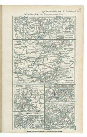 Schlachtenpläne der Napoleonischen Zeit