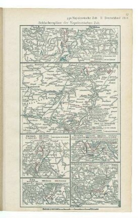 Schlachtenpläne der Napoleonischen Zeit