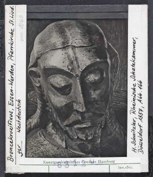 Essen-Werden, Bronzekruzifix, Pfarrkirche St. Liudger, Westdeutsch