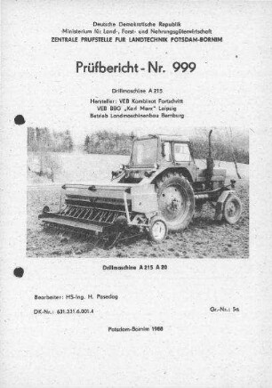 Drillmaschine A 215