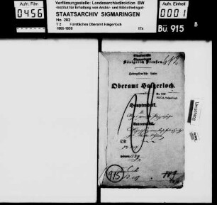 Anschaffung einer fahrbaren Feuerspritze für Stetten bei Haigerloch und Hart (mit einer guten Zeichnung)