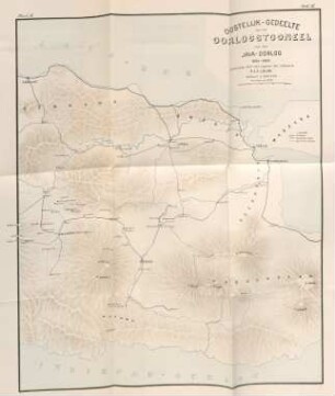 Plaat II. Oostelij-gedeelte van het oorlogstooneel van den Java-Oorlog 1825-1830