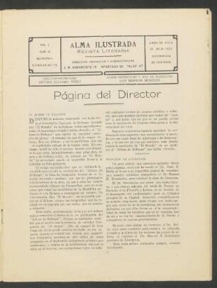 volumen 1, número 6 (31 julio 1923)