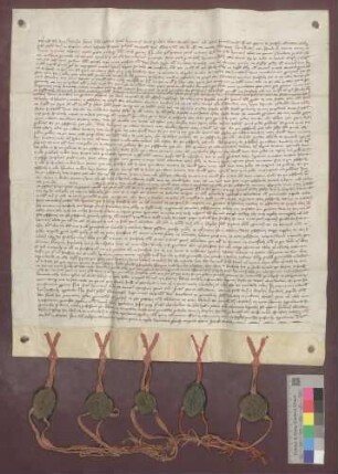Abt Hermann zu Himmelspforte übergibt Peter von Stoffeln, Komtur zu Beuggen, den vierten Teil eines Hofs in Wyhlen und vier Schupposen in Nollingen samt Zubehör, darunter der Kirchensatz in Nollingen und Wyhlen, tauschweise gegen andere Güter und Gülten daselbst, in Schallbach, Niederdossenbach, Rickenbach, Hemmiken und Ittingen.