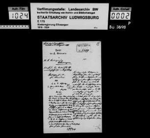 Verkauf des Schafhauses durch die Gemeinde Nagelsberg