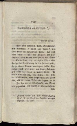 XXIX. Montmartin an Eichthal.