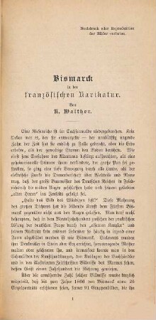 Bismarck in der Französischen Karikatur