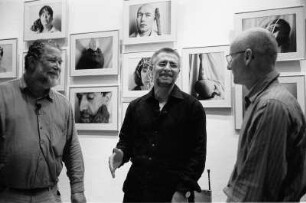 Brecht-Haus : Im Brecht-Haus: Richard Pietrass, Apti Bisultanov, Ekkehard Maass; Bild: Alain Riviere