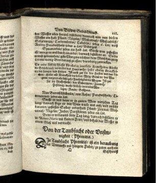 Von der Taubsucht oder Unsinnigkeit (Phrenitis)
