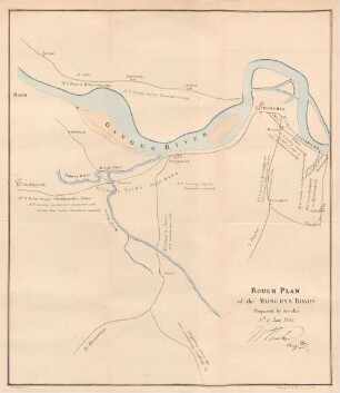 Rough plan of the Monghyr Roads