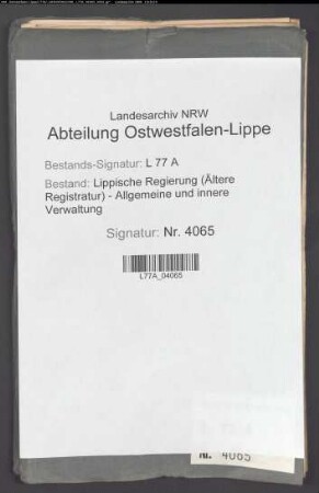Teilung der Waldheide bei Heidenoldendorf, [Bd. 5]