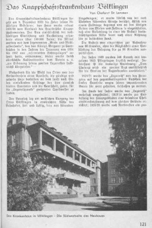 Das Knappschaftskrankenhaus Völklingen