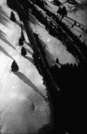 Titisee: Feldbergstraße aus der Luft