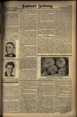 Dritte Ausgabe vom Mittwoch, den 04. Dezember 1929.