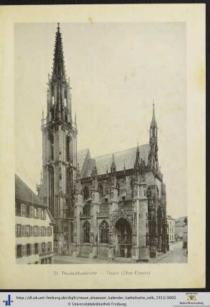 Illustration: St. Theobalduskirche – Thann (Ober-Elsass).