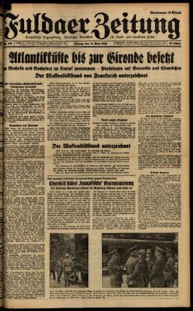Ausgabe vom Montag, den 24. Juni 1940.